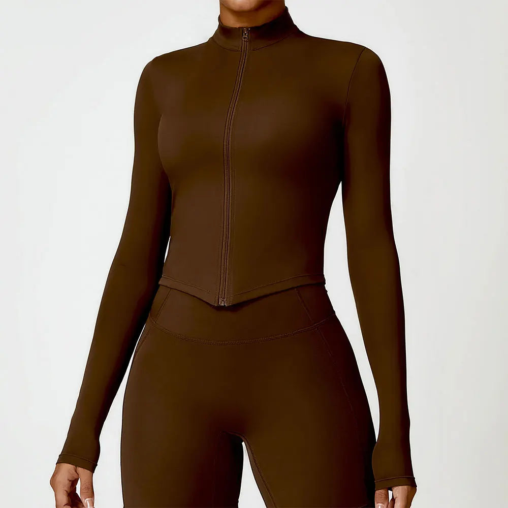 Fitted Zip Training Jacket