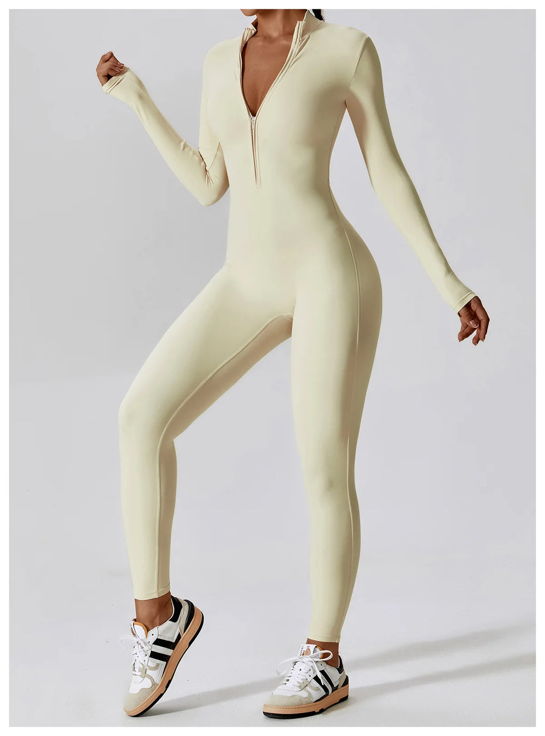 Zip Front Boilersuit Jumpsuit