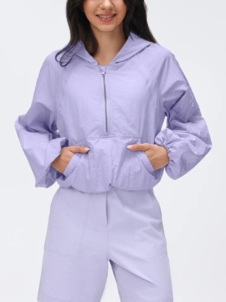Quarter Zip Rain Pullover