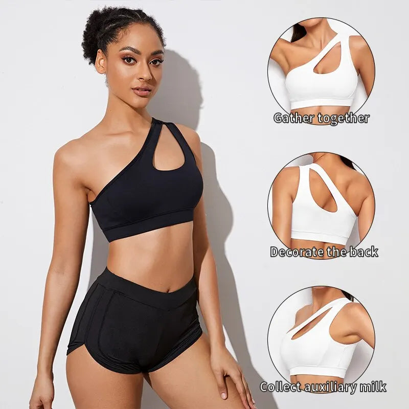 One Shoulder Push-Up Bra