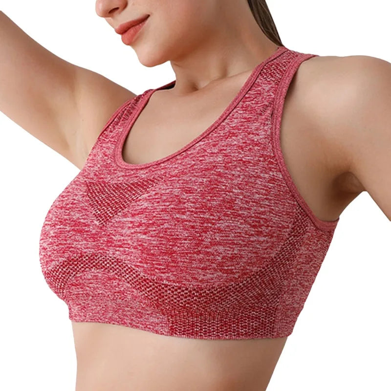Seamless High-Impact Quick-Dry Sports Bra