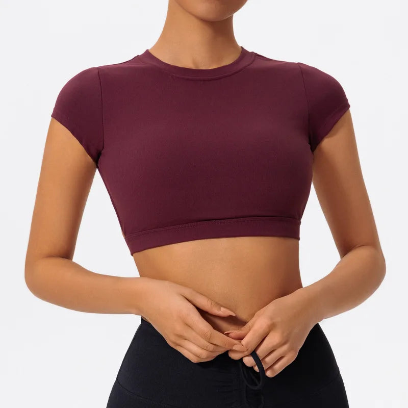 Backless Cropped Tee