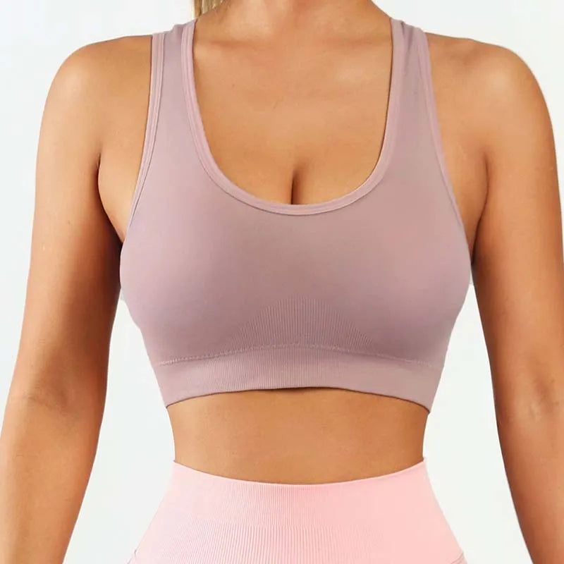 Seamless High Impact Racerback Bra