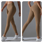 Women's High Waisted, Tight Fitting, Sexy Peach Hip Lifting Yoga Pants, Gym Exercise, Running, Pilates, Leggings Yoga Pants