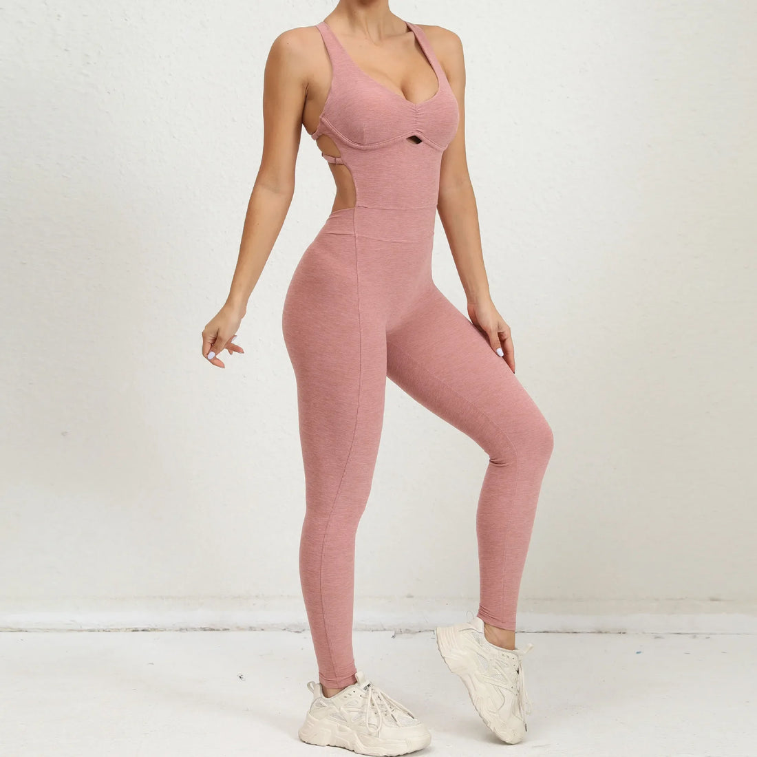 Cross Back Sculpt Jumpsuit