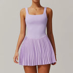 Women's Sport One Piece Yoga Skirt with Pocket
