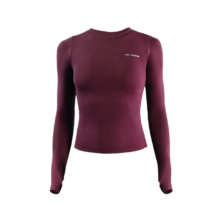 Fitted Long Sleeve Running Top