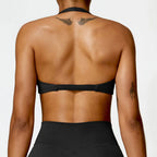 Yoga Bra Push-up Sports Fitness Vest Nylon Gym Workout Sports Underwear Sexy Breathable Quick Dry Athletic Training Crop Top