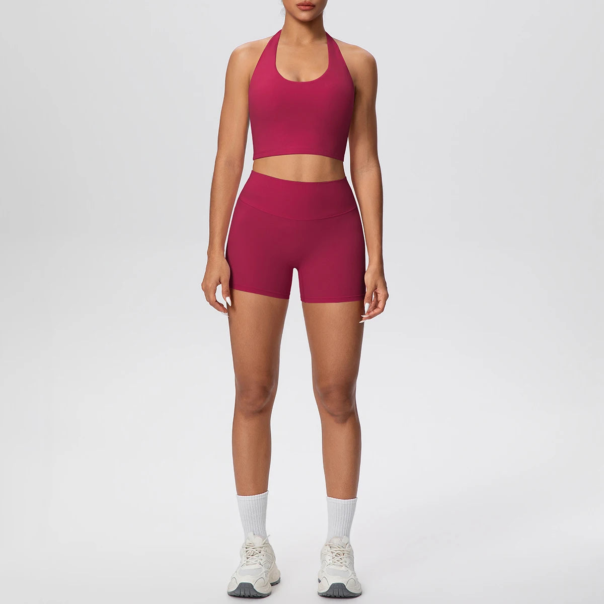 Halter Bra & Lift Shorts Set