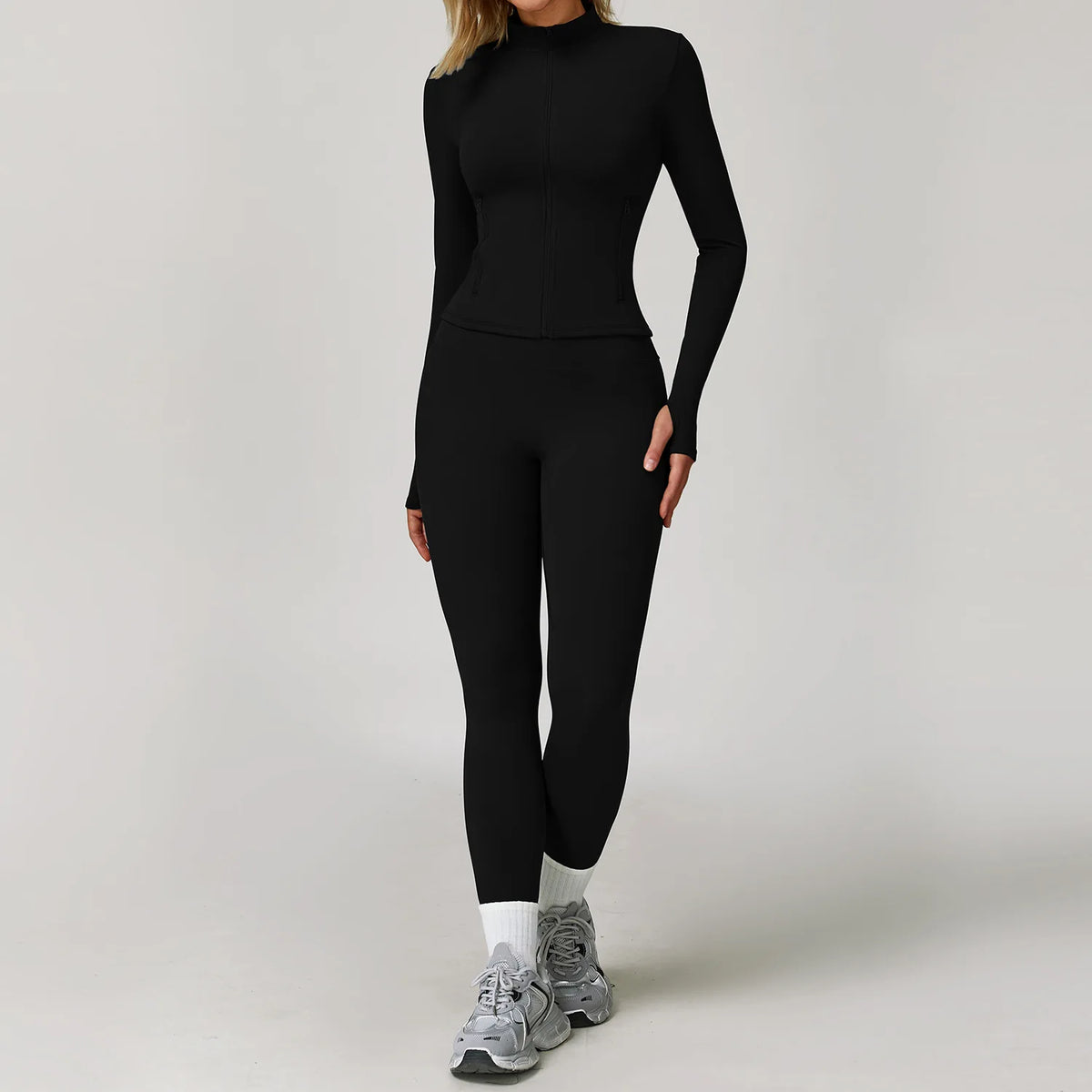 Long Sleeve Crop & Leggings Set