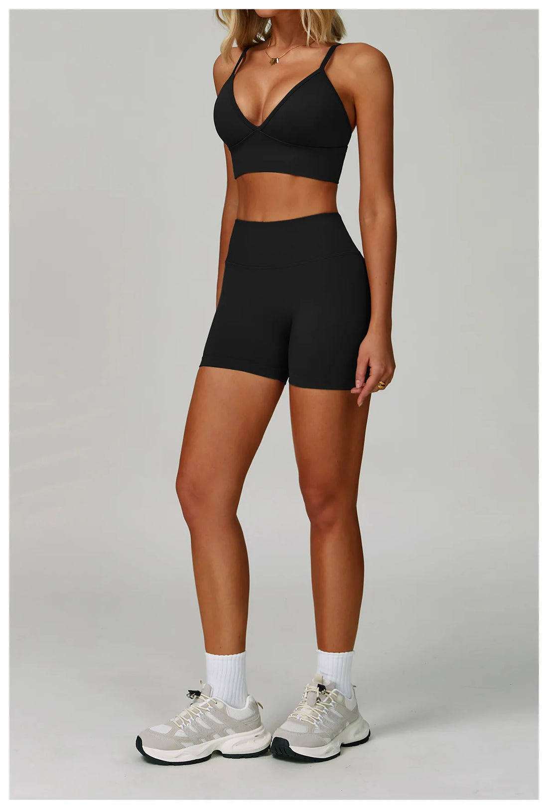Seamless Bra, Jacket & Bottoms Set