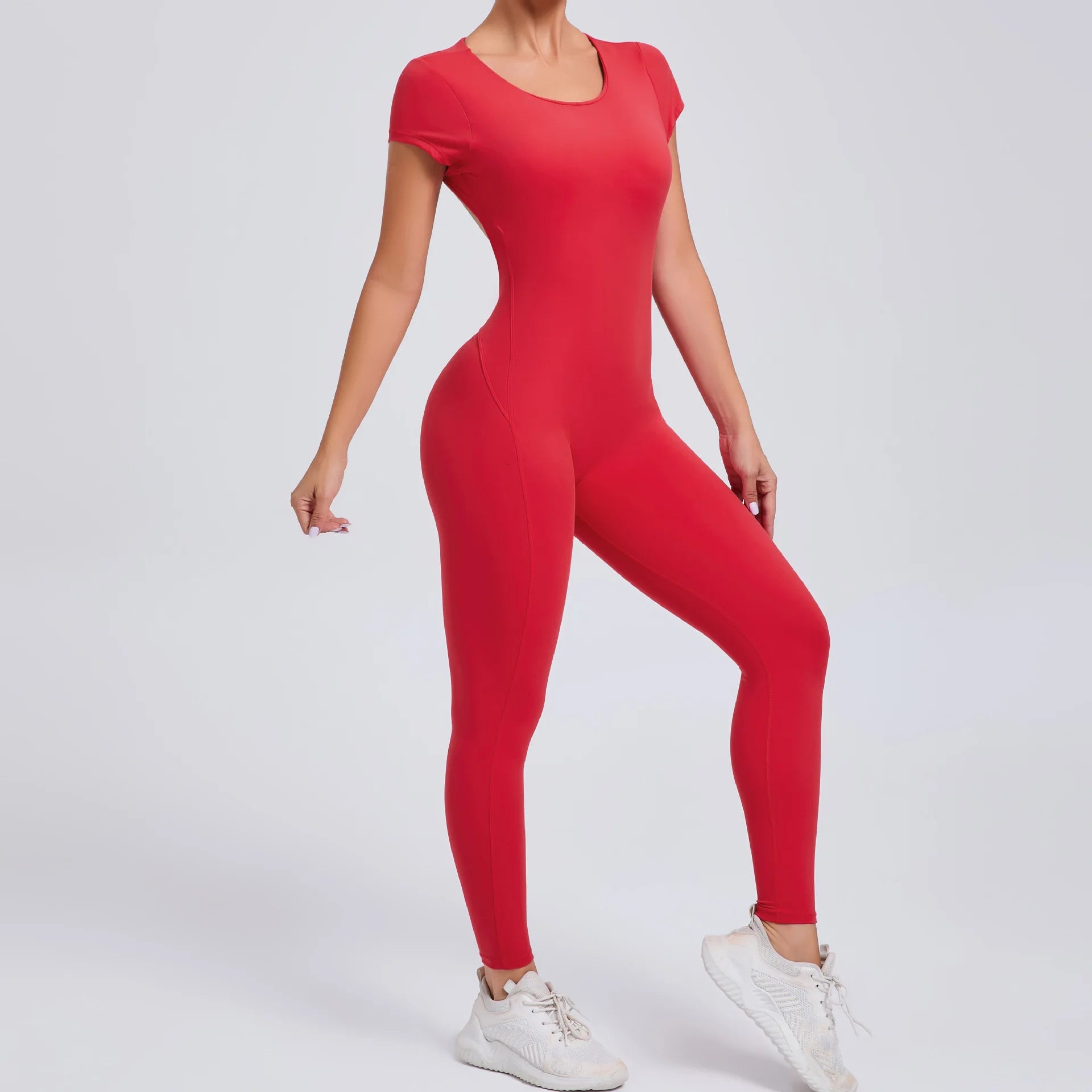 Yoga Set Sexy Backless One-piece Suit Female Rompers Quick Dry Yoga Clothing Workout Bodysuits Flared Sports Jumpsuit Women