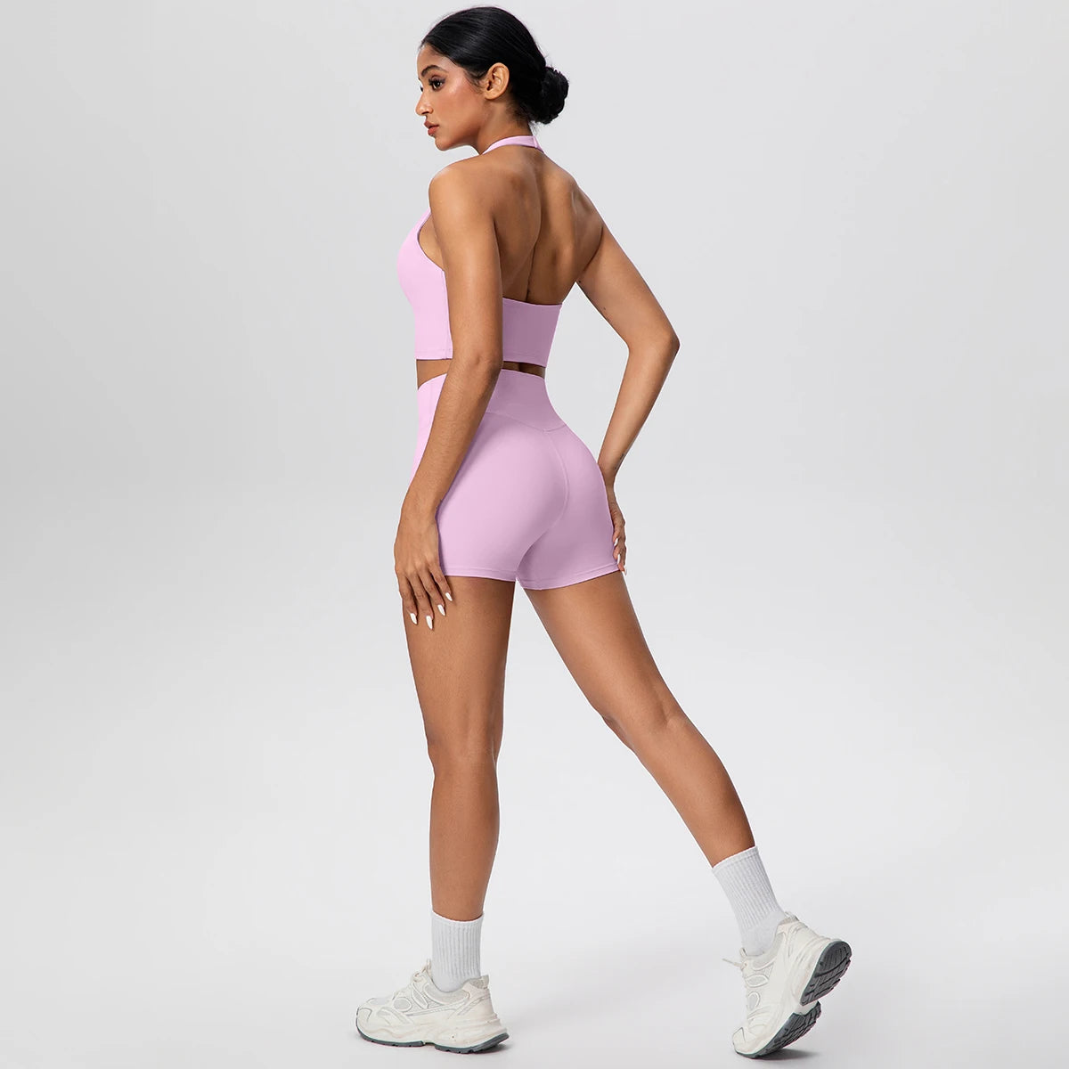 Halter Bra & Lift Shorts Set