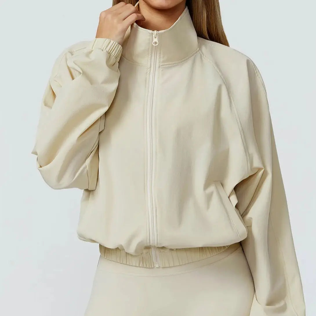 Women's Quick Dry Windproof Sport Jacket - Yoga & Running Essential