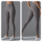 Women's High Waisted, Tight Fitting, Sexy Peach Hip Lifting Yoga Pants, Gym Exercise, Running, Pilates, Leggings Yoga Pants