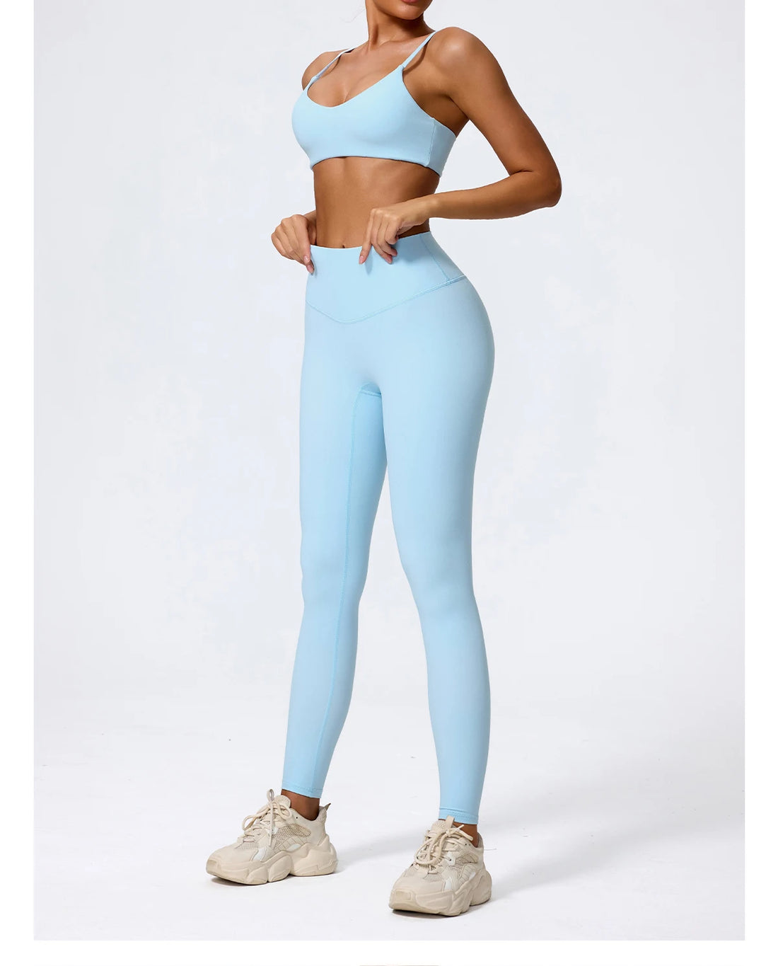 U-Neck Strappy Crop Bra