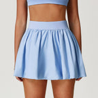 Chic Women's High Waisted Tennis Skirt with Pockets