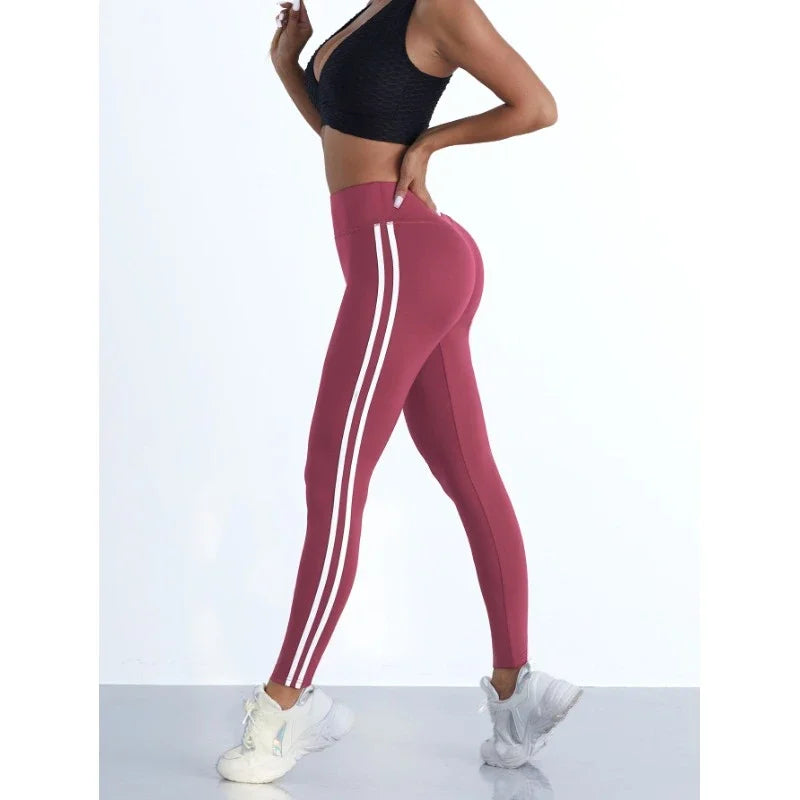 Striped Seamless Lift Leggings