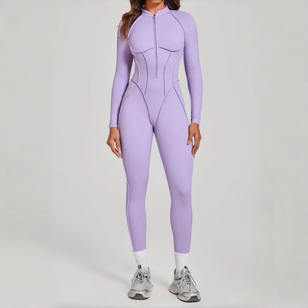 Backless Zip Jumpsuit
