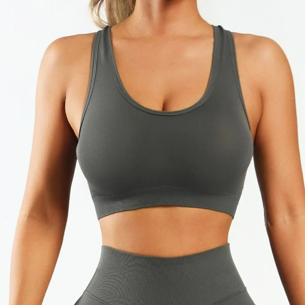 Seamless High Impact Racerback Bra