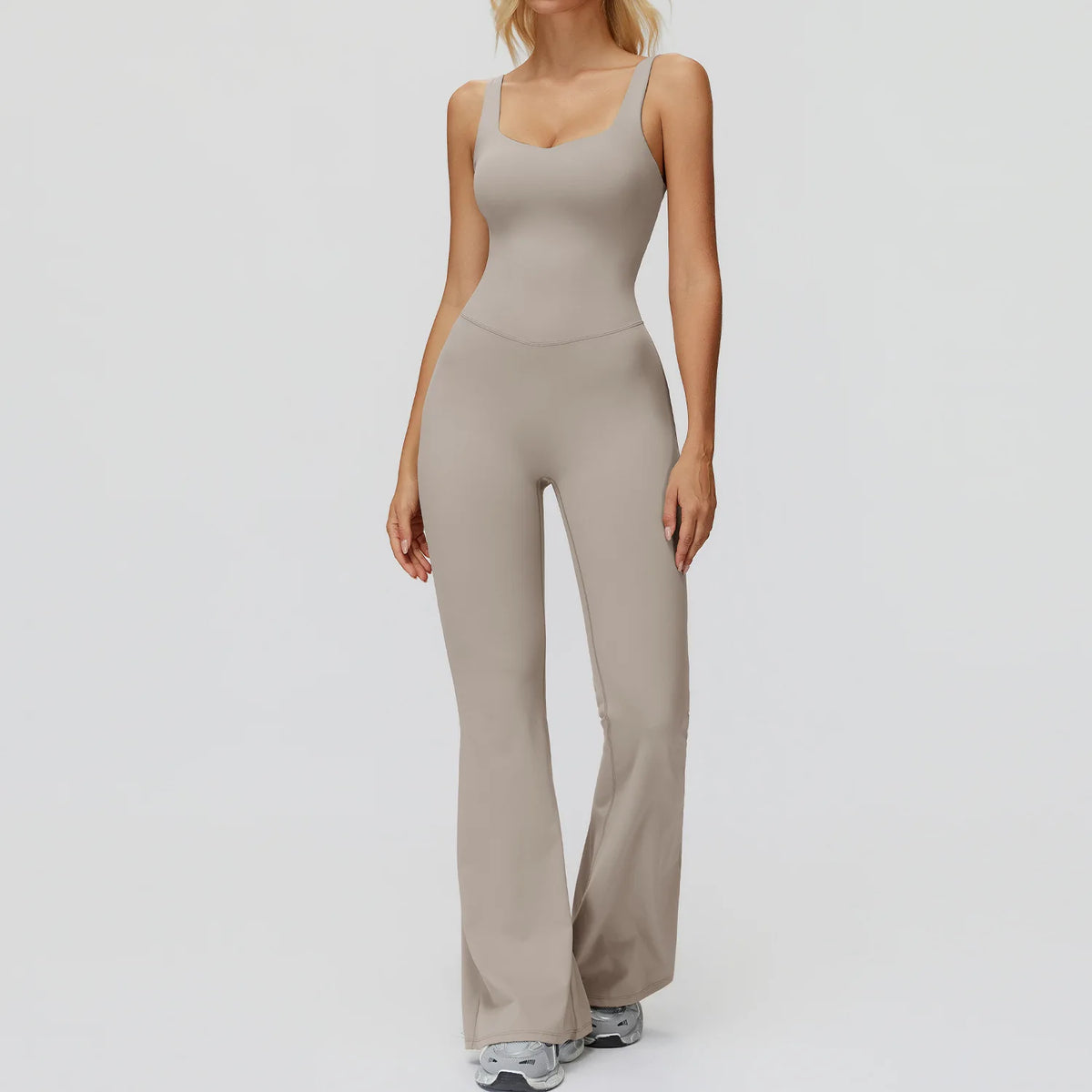 Cross Back Wide Leg Jumpsuit