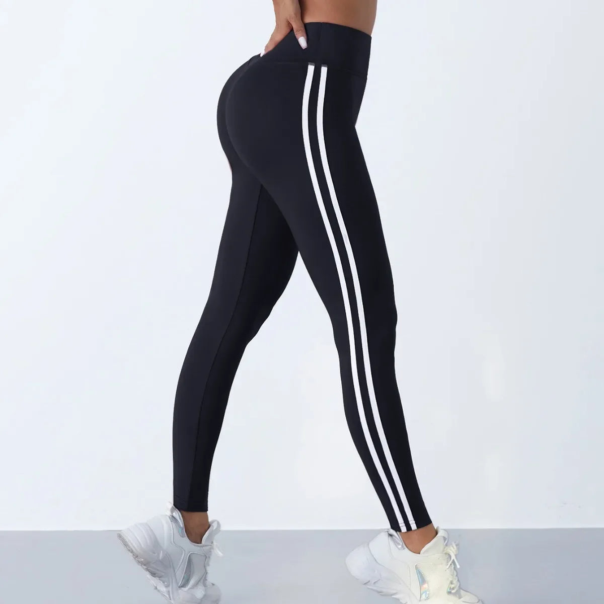 Striped Seamless Lift Leggings