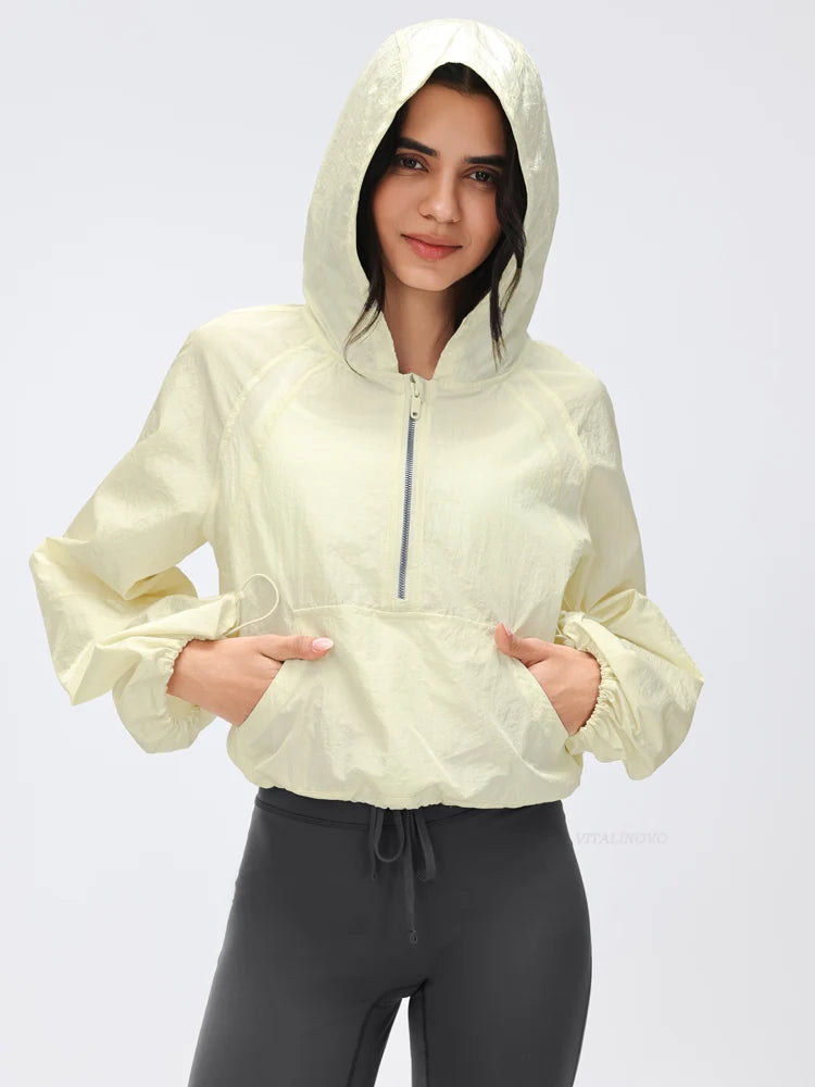 Quarter Zip Rain Pullover