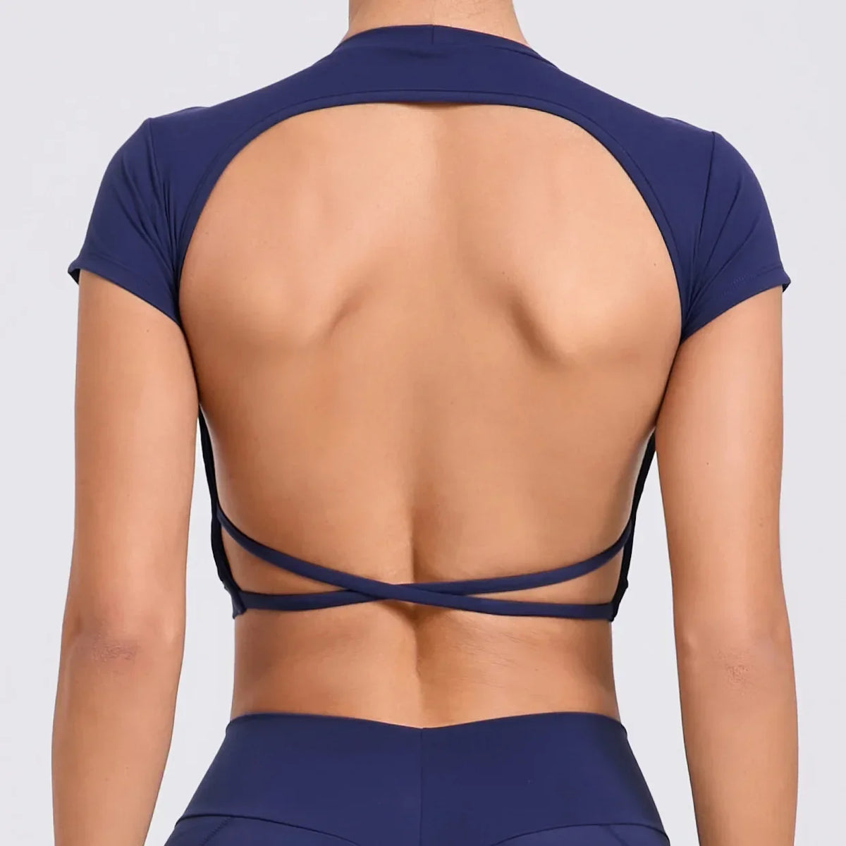 Open Back Seamless Tee