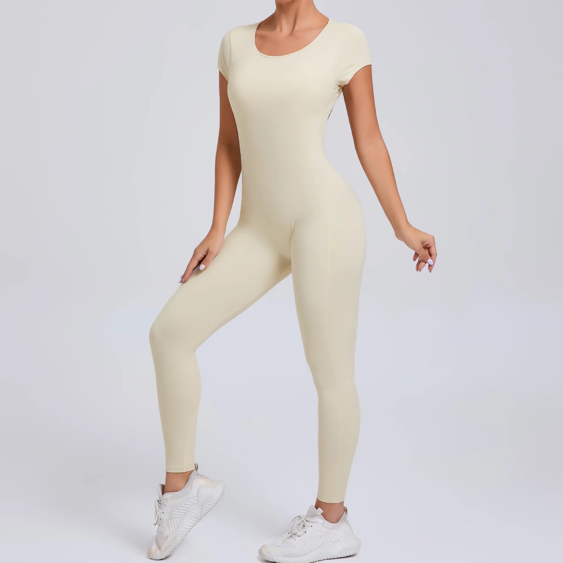 Yoga Set Sexy Backless One-piece Suit Female Rompers Quick Dry Yoga Clothing Workout Bodysuits Flared Sports Jumpsuit Women