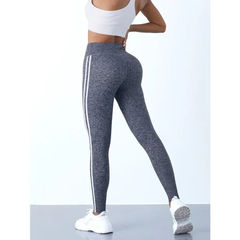 Striped Seamless Lift Leggings