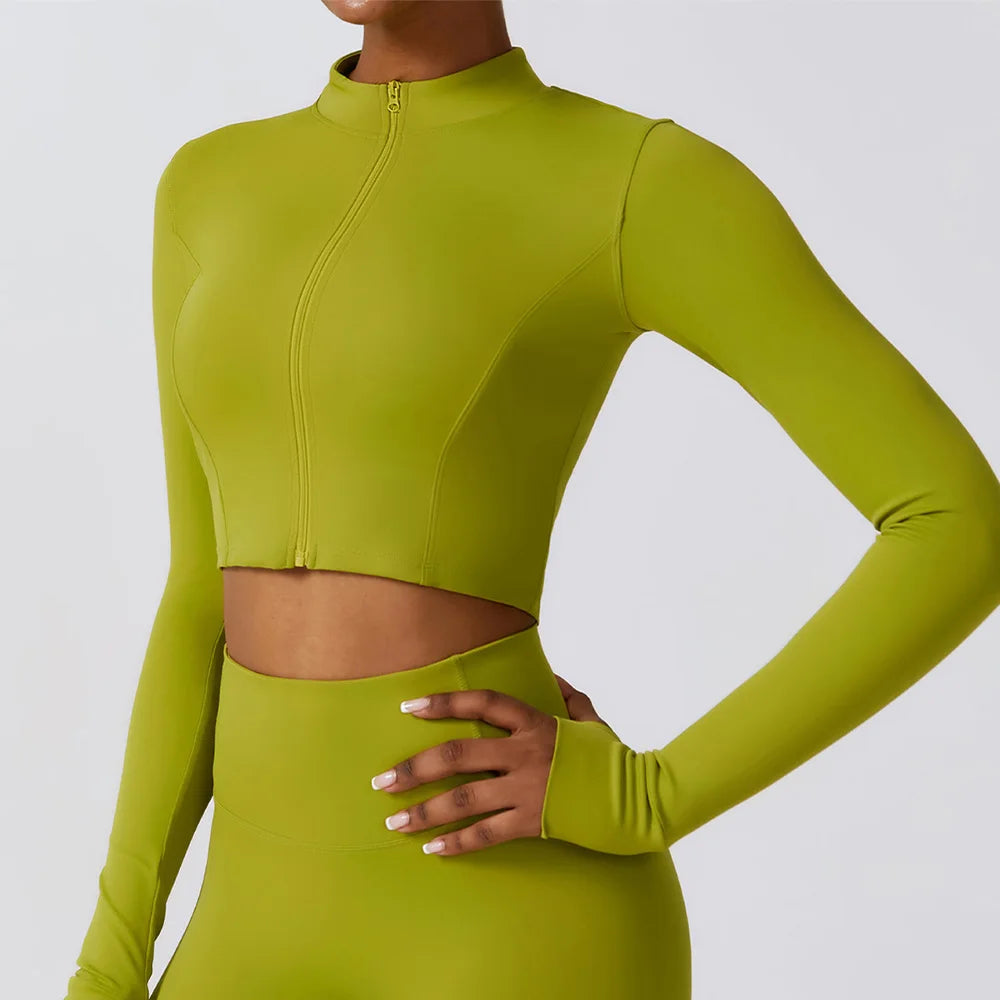 Sculpt Zip Yoga Jacket